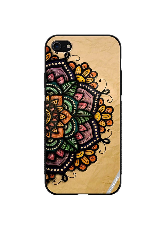 VR CREATIVE Protective Case Cover For Apple iPhone SE (2022) Mandala Design Multicolour - Image 1