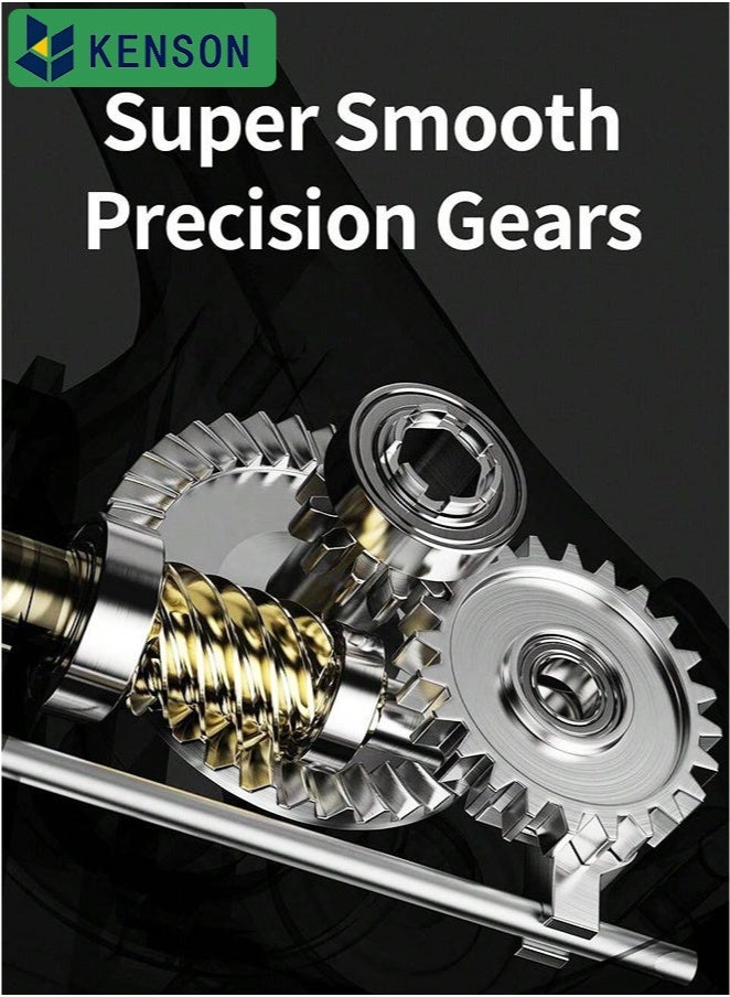 كِينْسُون بكرة صيد السمك، عجلة دوارة قوية فائقة النعومة، بكرات صيد من سبائك الألومنيوم مع أقصى سحب يصل إلى 22 رطل، متوازنة وخفيفة الوزن، مثالية لصيد الأسماك في المياه العذبة أو المياه المالحة، HZ-3000 - Image 3