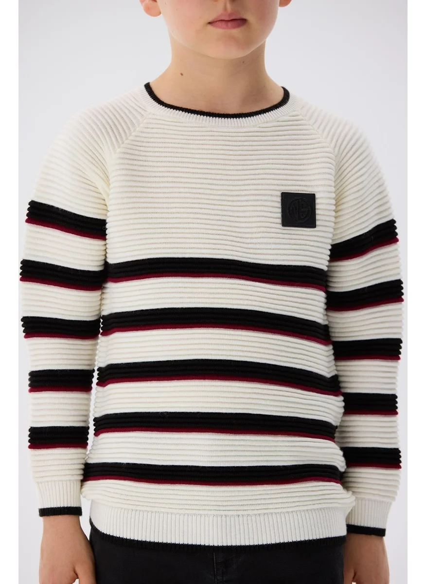 NEBBATI - Invalid brand Bg Store Boy's Ecru Sweater