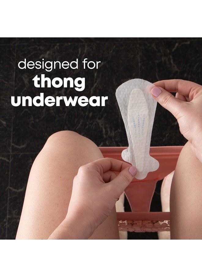 U by Kotex Balance Daily Wrapped Thong Panty Liners, Light Absorbency, Regular Length, 50 Count (Packaging May Vary)  - Image 2