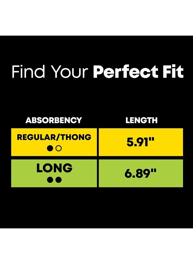 U by Kotex Balance Daily Wrapped Thong Panty Liners, Light Absorbency, Regular Length, 50 Count (Packaging May Vary)  - Image 5