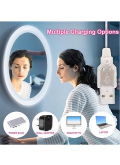 Generic Mirror Lights Vanity Lighting 10 LED Bulb Make up Decoration Lights Hollywood Style 16 Modes Color Changing Lights for Home Bedroom Bathroom Dressing Room（USB Powered, RGBW)  - Image 3