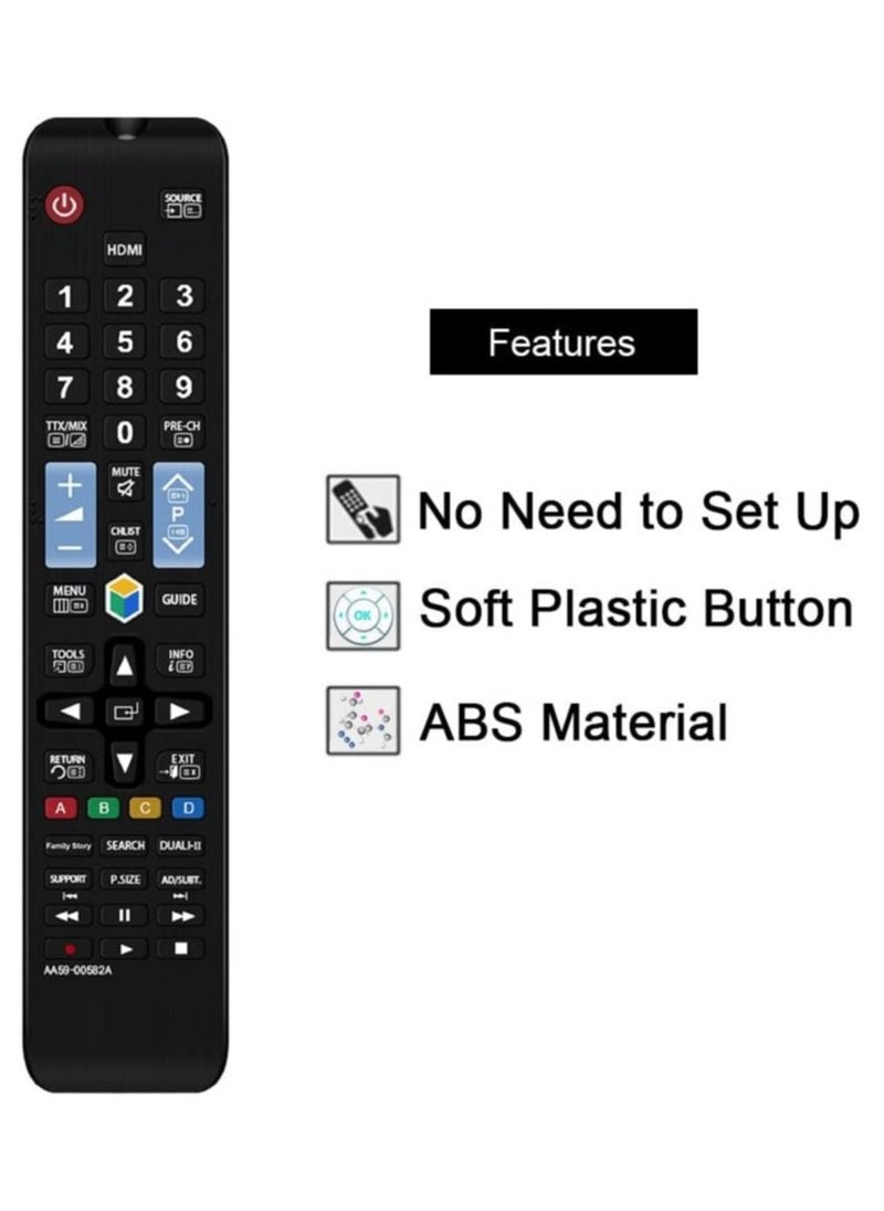 Remote Control Compatible Replacement for Samsung AA59-00582A Remote, Applicable AA59-00638A AA59-00790A AA59-00580A AA59-00581A AA59-00594A