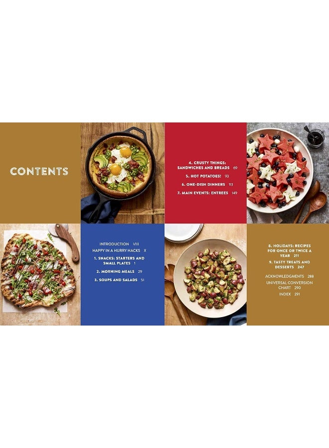 The Happy in a Hurry Cookbook: 100-Plus Fast and Easy New Recipes That Taste Like Home