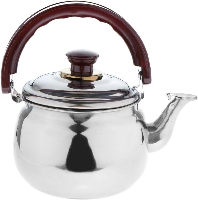 klarako 0.6~4.7L Stainless Steel Whistling Kettle Electric Stove Gas Hobs Camping  Silver, 1.8L - Image 5