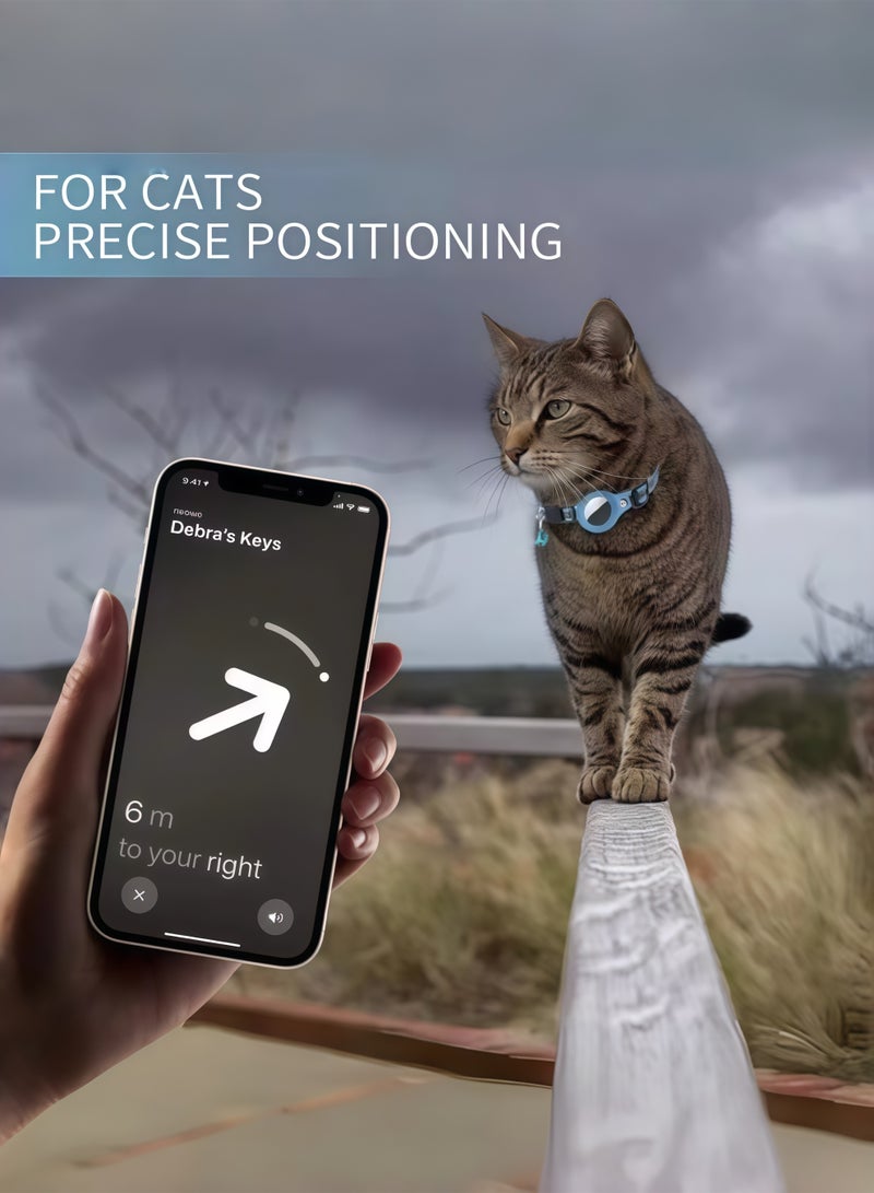 Reflective Cat Collar, Adjustable Kitten Collar for Indoor/Outdoor Cats, Breakaway Safety Collar with Breakaway Buckle and Bell, Perfect for Pet Tracking and Night Visibility - Image 2