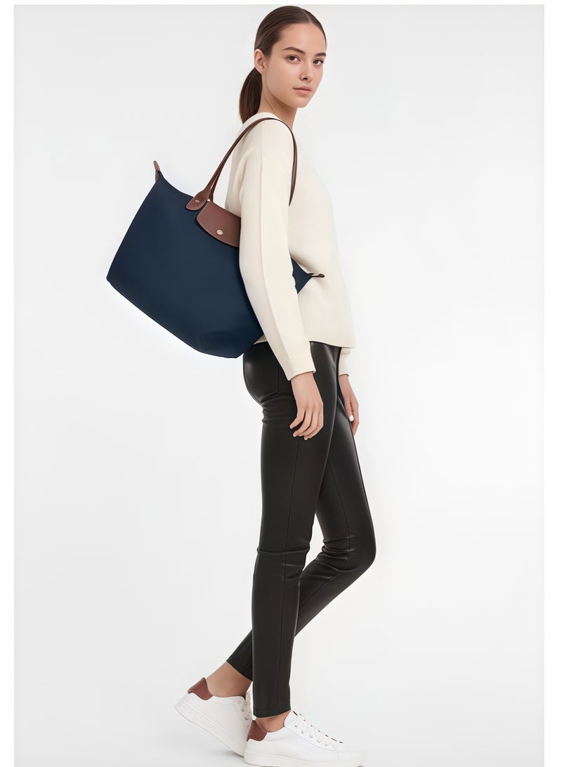 Longchamp Le Pliage Large Shoulder Space Saver Bag Straps women's Classic Fashion Versatile Large Makeup Bag, Handbag, Shoulder Bag - Image 2