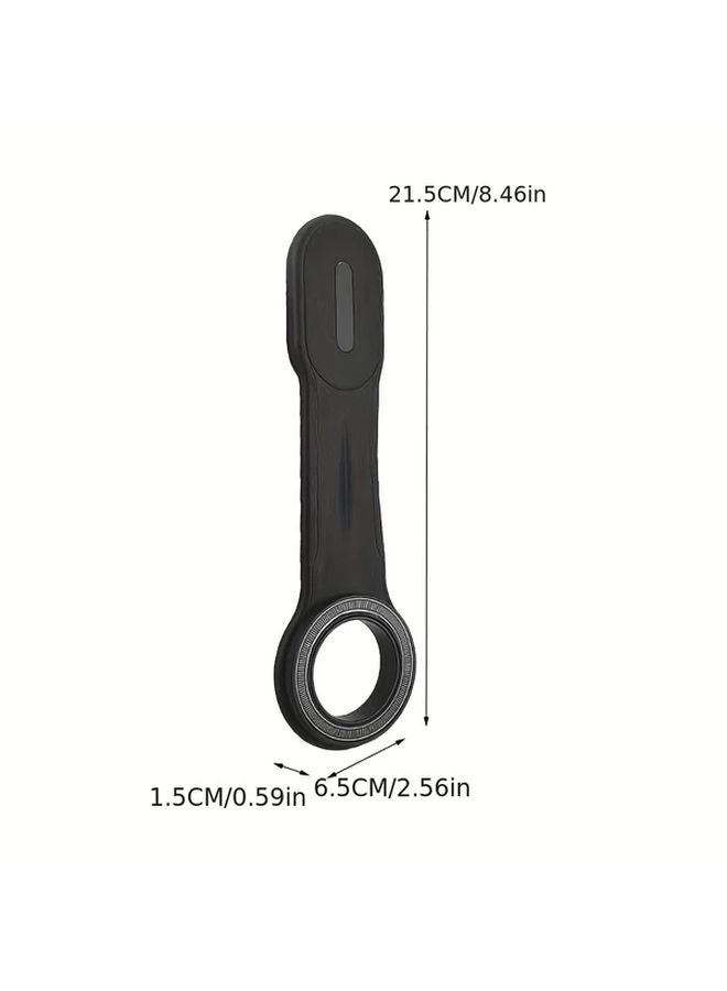 Aumengear Adjustable Magnetic Car Phone Holder Foldable Dashboard Mount Black - Image 3