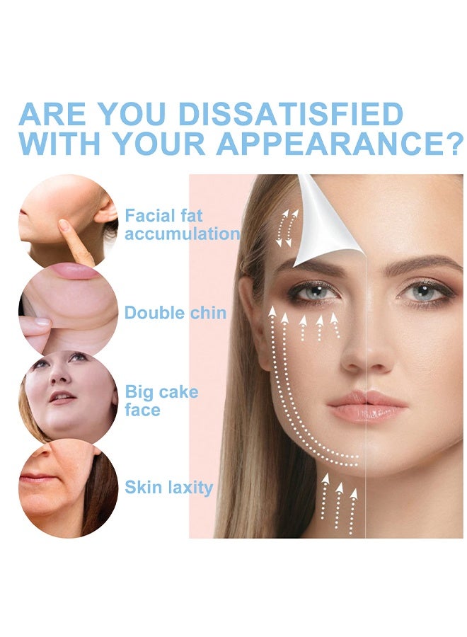 EELHOE V-Shaped Face Mask, Double Chin Mask Reusable, Lifting Face Mask, Double Chin Mask, V Line Lifting Mask For All Skin Types, V Shape Face Lift Mask For Lifting And Firming The Face,5 Pieces - Image 3