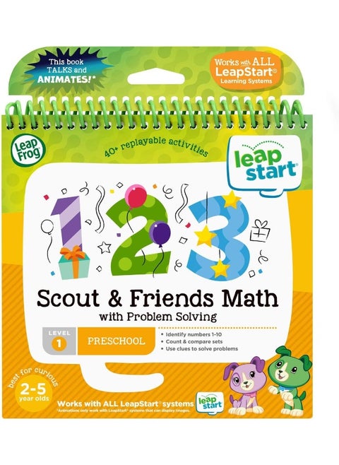 LeapFrog LeapStart 3D Scout & Friends Math With Problem Solving, Level 1