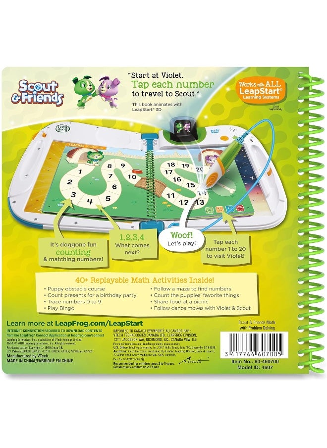LeapFrog LeapStart 3D Scout & Friends Math With Problem Solving, Level 1