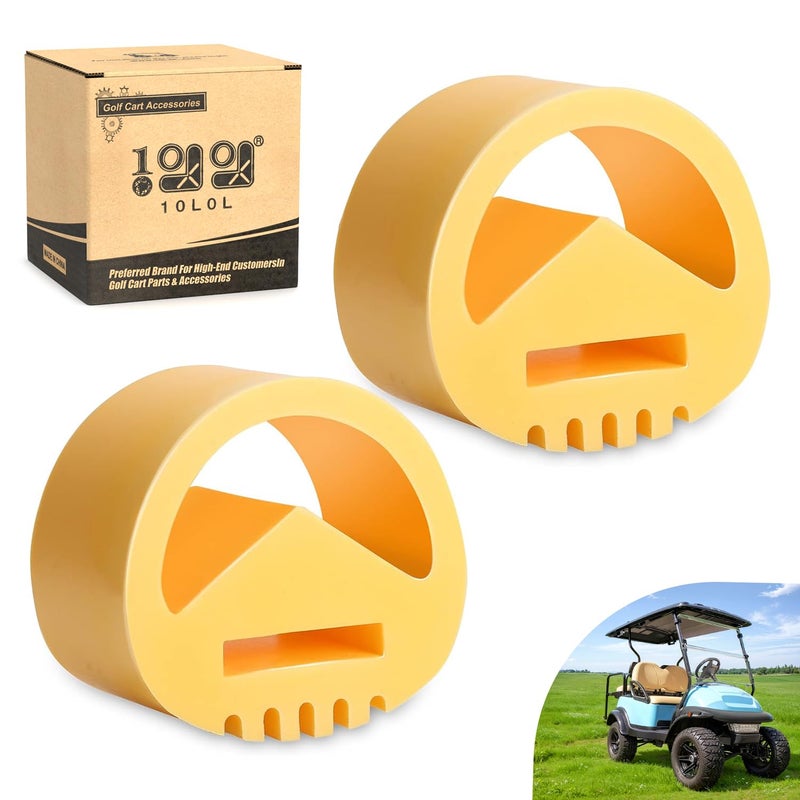 10L0L 2 Pack Motor Mount Vibration Dampener Engine Snubber for Club Car DS Gas 1984up and Precedent Gas 2004up Golf Cart Replace OEM 1012164 102540301 - Image 2