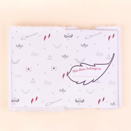 Mirada Harry Potter Magical Notebook – Soft Plush Stylish Cover Cute Diary Journal & Collectible Gift for Girls - Image 3