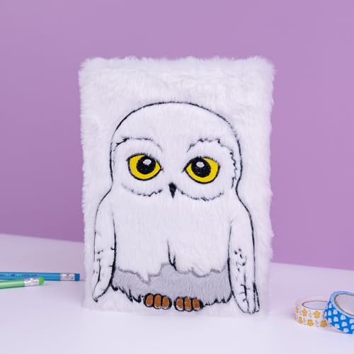 Mirada Harry Potter Magical Notebook – Soft Plush Stylish Cover Cute Diary Journal & Collectible Gift for Girls - Image 1
