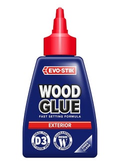 بوستيك غراء الخشب الخارجي EVO-STIK - D3، مقاوم للعوامل الجوية، قوي جدًا، سريع الجفاف، مناسب لجميع أنواع الخشب، يجف شفافًا، 250 مل  - Image 1