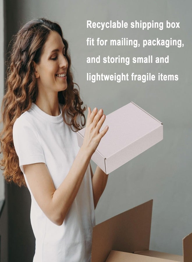 MEBRUDY 11x8x2 Inches Shipping Boxes Pack of 25, White Corrugated Cardboard Box for Mailing Packing Literature Mailer - Image 5