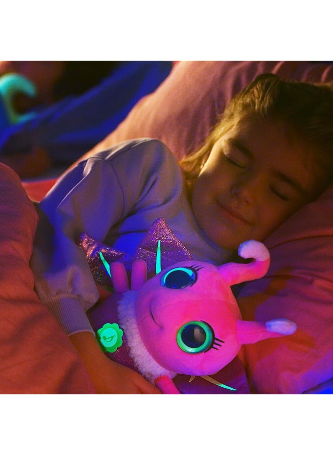 Character Options Glowies Fireflies Nightlight Interactive Plush Toy – Soothing Bedtime Companion with Glow-in-the-Dark Wings, 3 Lullabies, and 2 Nature Sounds - Image 4