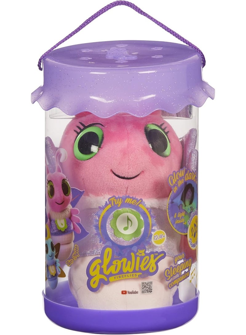 Character Options Glowies Fireflies Nightlight Interactive Plush Toy – Soothing Bedtime Companion with Glow-in-the-Dark Wings, 3 Lullabies, and 2 Nature Sounds - Image 1