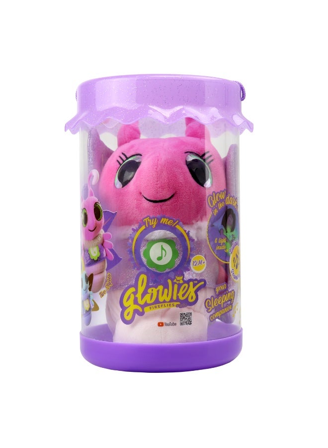 Character Options Glowies Fireflies Nightlight Interactive Plush Toy – Soothing Bedtime Companion with Glow-in-the-Dark Wings, 3 Lullabies, and 2 Nature Sounds - Image 2