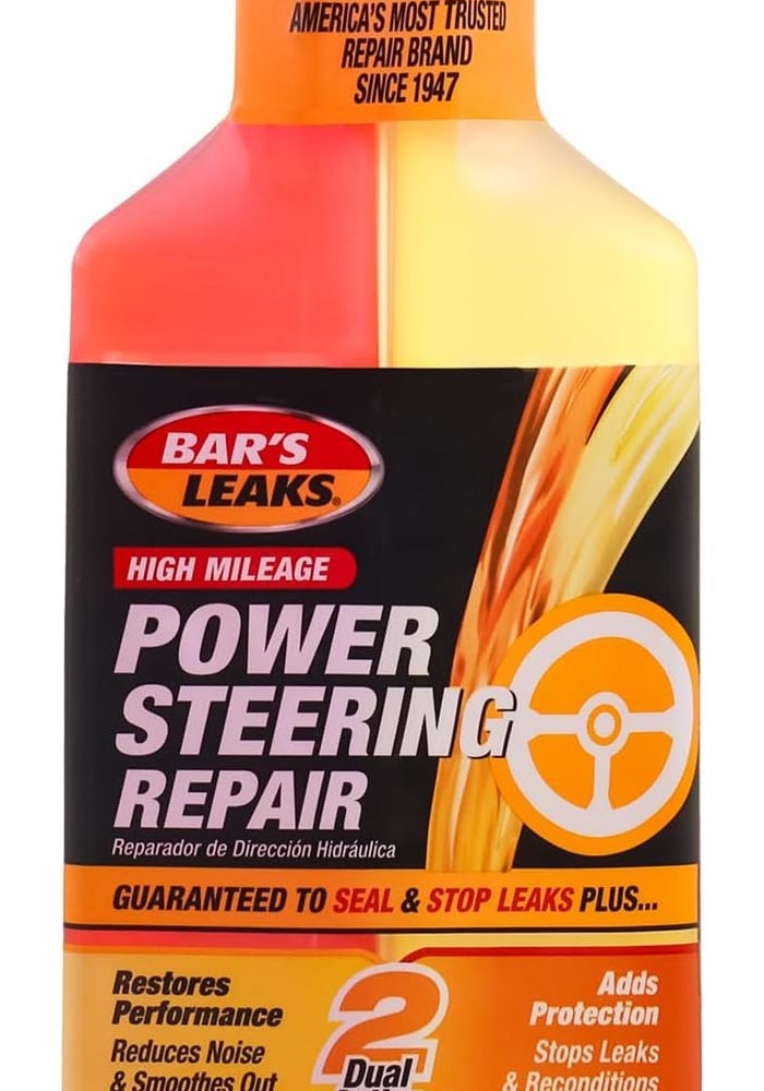 Bar's Leaks High Mileage Power Steering Repair - 16 oz Dual Action Formula - Image 1