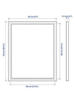 FISKBO Frame, Black, 40x50 cm  - Image 5