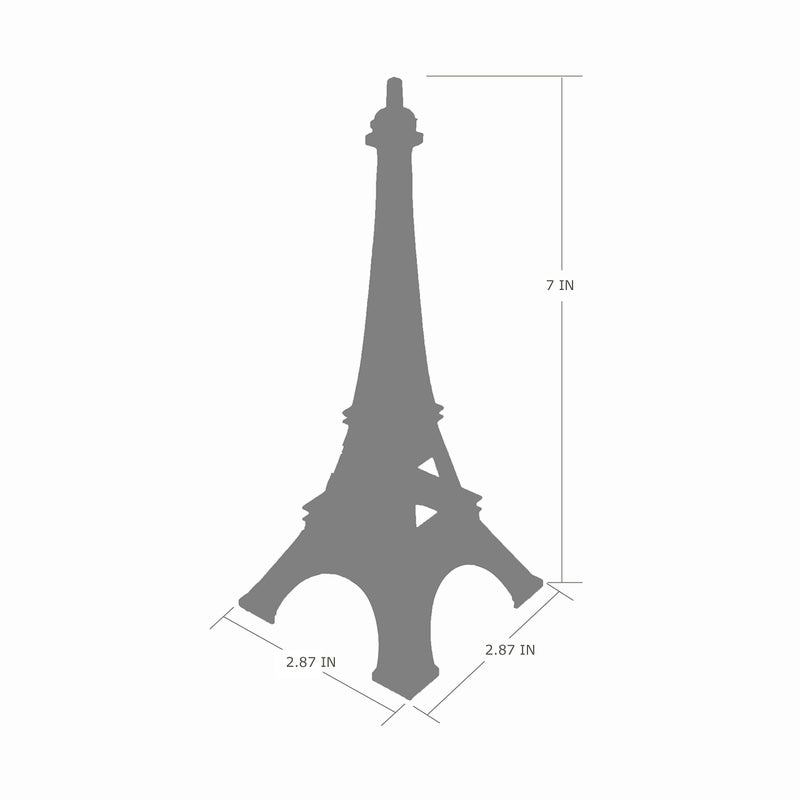 allgala allgala Eiffel Tower Statue Decor Alloy Metal  and Size (07""  Rose Gold)  - Image 3