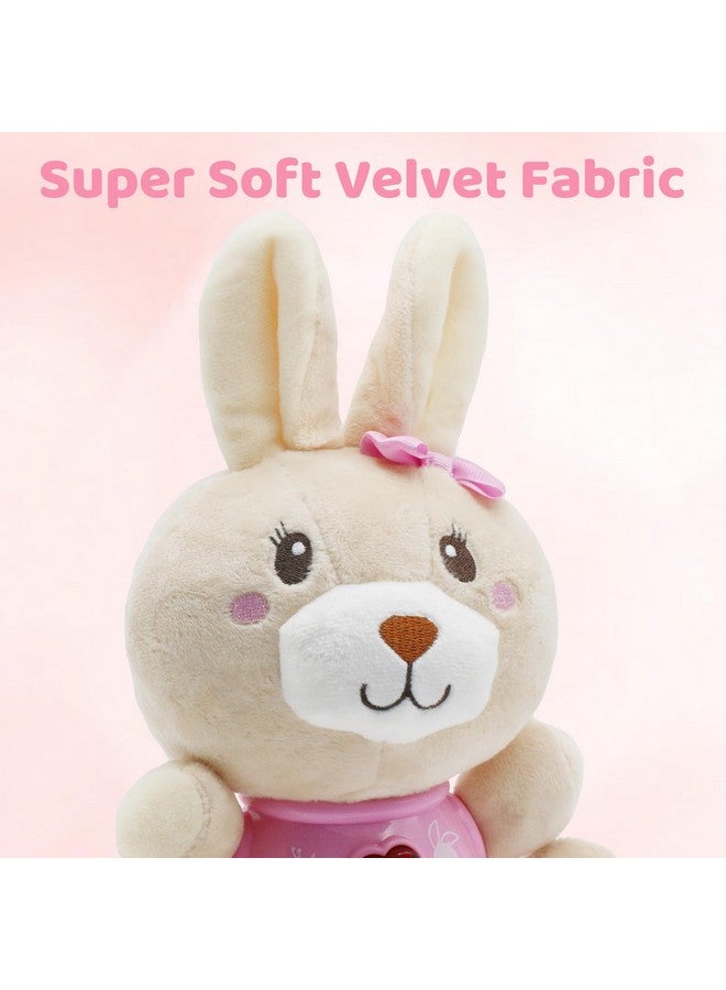 HAPTIME HAPTIME Baby Bunny Toys for 0-12 Months - Baby Easter Basket Stuffers & Gift - Infant Musical Plush Stuffed Animal - Newborn Tummy Time Toy for 0 1 3 6 9 12 18 Months Girls  - Image 5