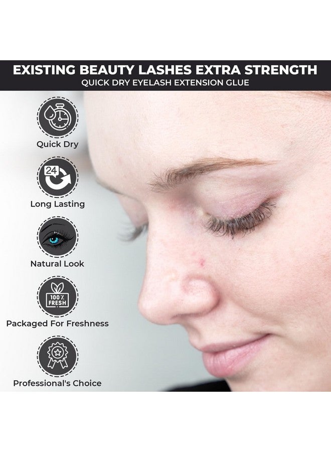 Existing Beauty غراء تمديد الرموش قوي جدًا غراء محترف لتمديد الرموش يجف في 12 ثانية مع احتفاظ لمدة 67 أسبوع من إكزستينغ بيوتي لاشز 5 مل - Image 3