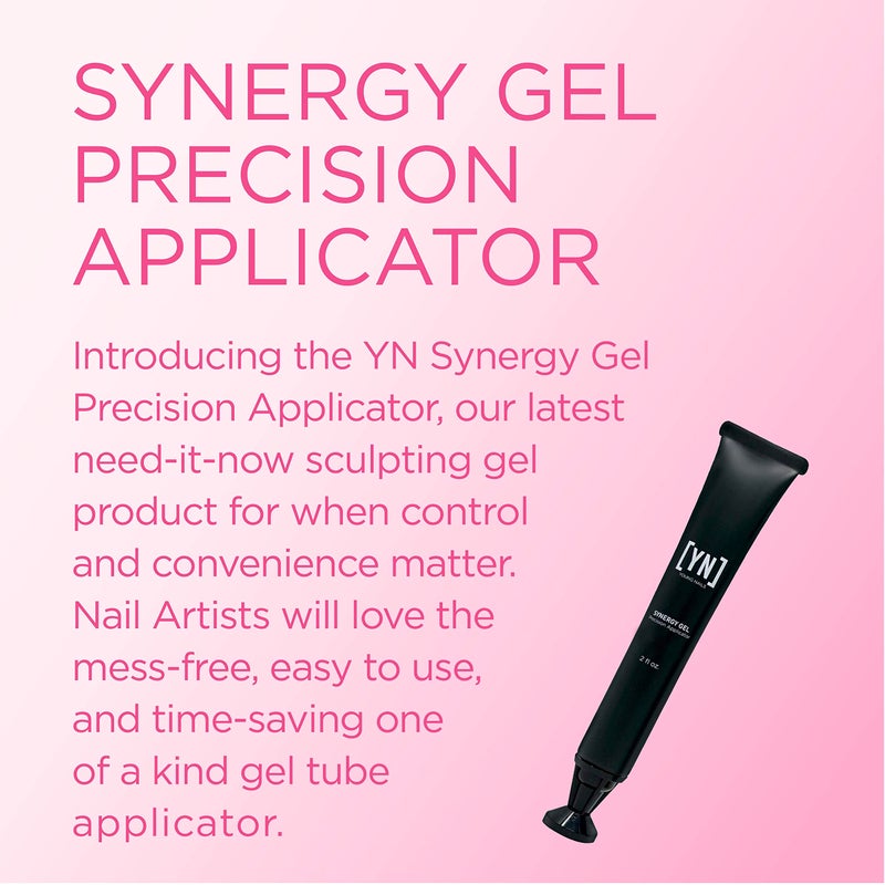 Young Nails Synergy Gel System, Building Gel - Hard Builder Gel, Superior Adhesion & Strength, Structured Nail Gel Builder - Concealer Gel, Blush, Precision Applicator (2 fl oz) - Image 2
