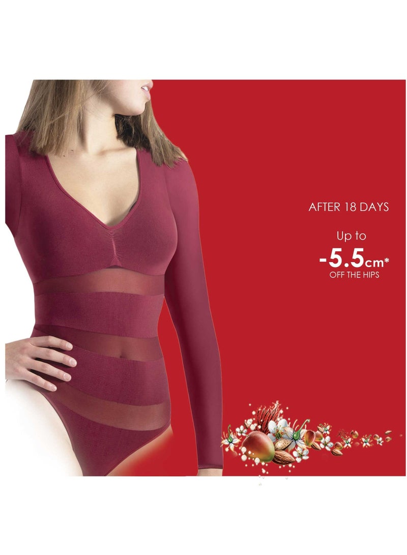 Lytess Body Slimming Long Sleeved Sublime Burgundy L/XL  - Image 2