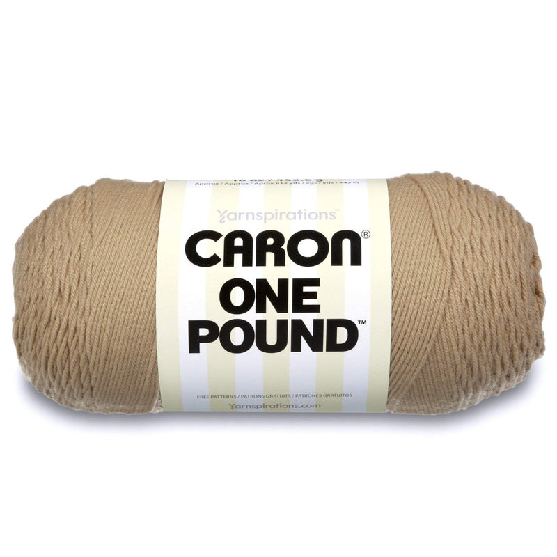 Caron One Pound Solids Yarn, 16oz, Gauge 4 Medium, 100% Acrylic - Lace - For Crochet, Knitting & Crafting ( 1 Piece ) - Image 2