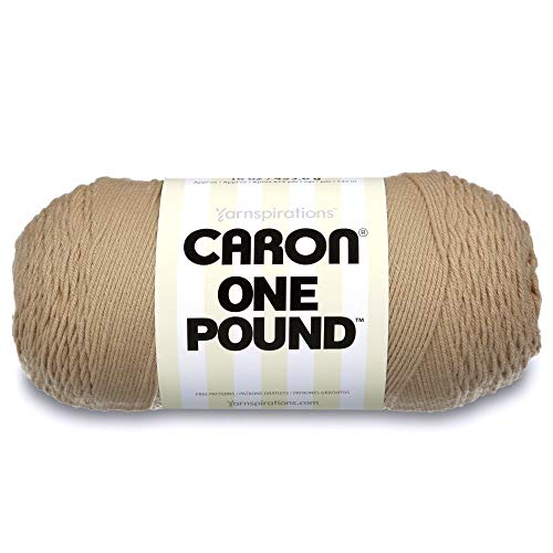 Caron One Pound Solids Yarn, 16oz, Gauge 4 Medium, 100% Acrylic - Lace - For Crochet, Knitting & Crafting ( 1 Piece ) - Image 1