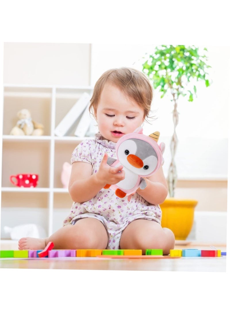 AROAQ Kawaii Plush Toy Penguin Turn To Unicorn Stuffed Doll Cartoon Animal Birthday Gift For Children - Image 3