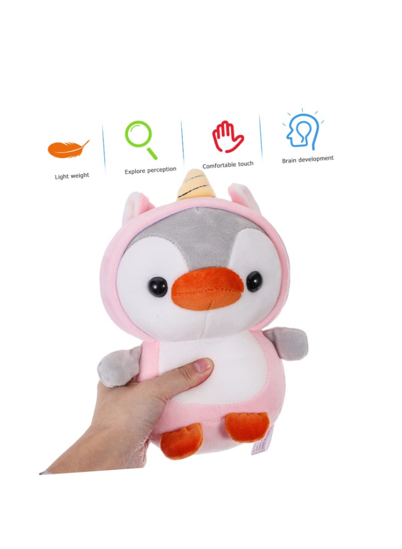 AROAQ Kawaii Plush Toy Penguin Turn To Unicorn Stuffed Doll Cartoon Animal Birthday Gift For Children - Image 2