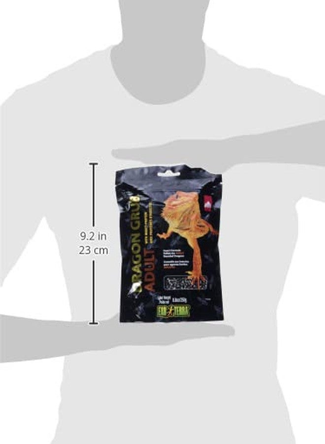 Exo Terra Dragon Grub Adult 8.8 oz - High-Protein Bearded Dragon Food with Black Soldier Fly Larvae - Nutrient-Rich, Insect-Based Pellets for Insect-Eating Reptiles, Supports Bone & Digestive Health - Image 3