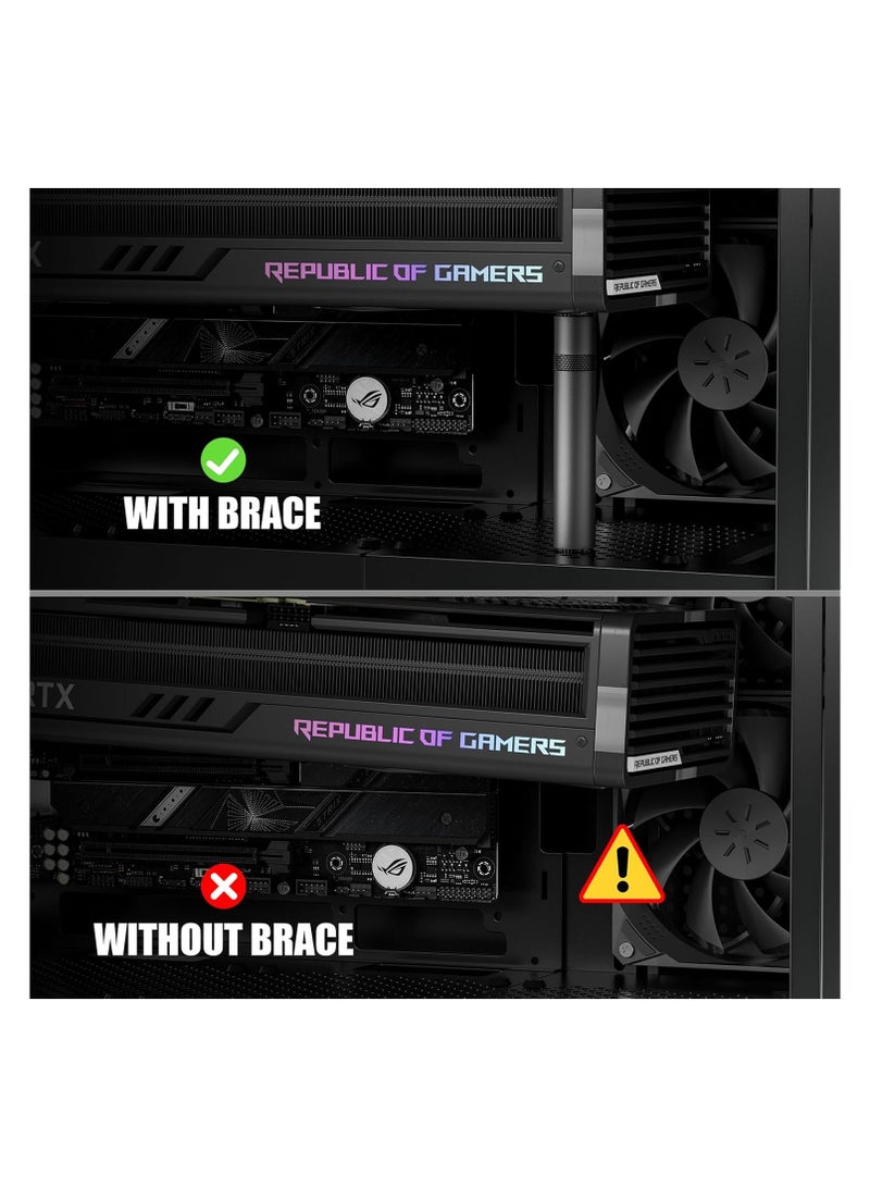 دعامة حامل بطاقة الرسومات GPU، دعامة حامل حامل بطاقة الفيديو، حامل حامل بطاقة الرسومات VGA، حامل بطاقة الرسومات VGA العالمي - Image 3