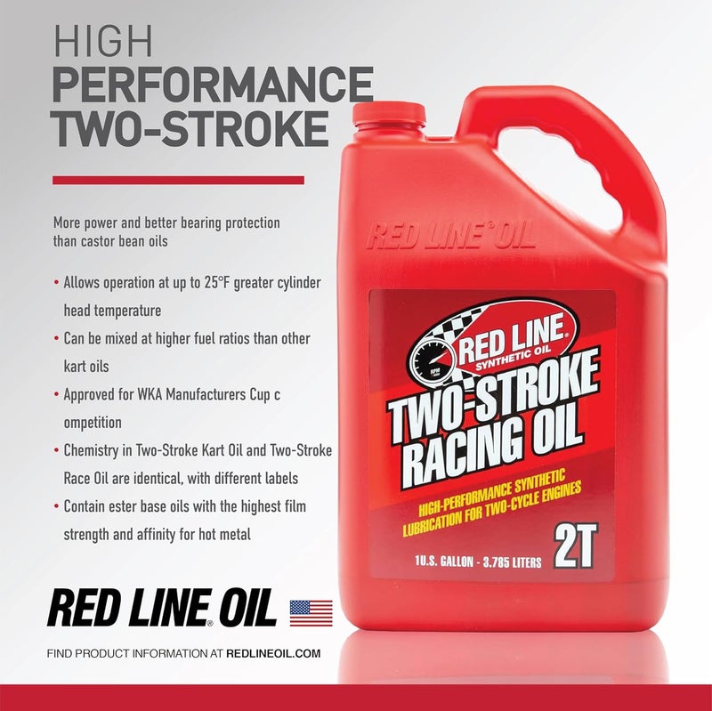 Red Line زيت كارت صناعي من ريد لاين 40403 ثنائي الأشواط 16 أونصة - Image 3