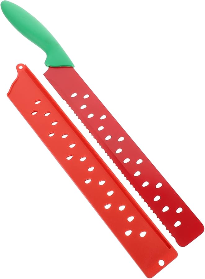 Watermelon Cutter Knife Set Of 2 Pieces Size 43 5X4 5X1cm Multifunctional Kitchen Baking Tool - Image 4