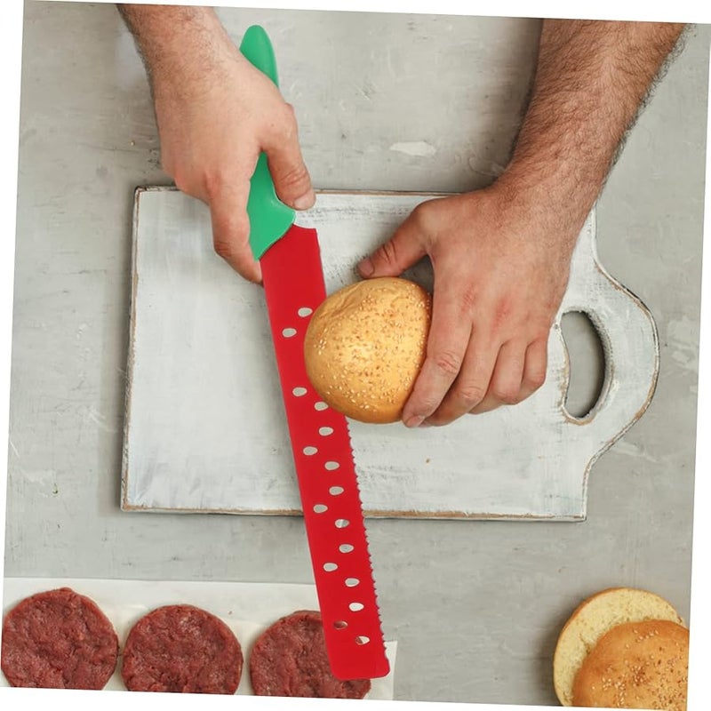 Watermelon Cutter Knife Set Of 2 Pieces Size 43 5X4 5X1cm Multifunctional Kitchen Baking Tool - Image 2