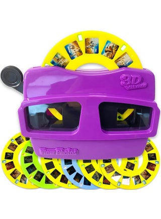 3D Viewer Toy Viewfinder With 6 Reels - View Masters For Kids - 84 Hd Images 3D Reel Viewer With Baseball, Flowers, Space, Dinosaurs & Animals Slides - Slide Viewer In Vibrant Colors - pzsku/Z45FEF0B792608A89ACC4Z/45/_/1722596519/2f44e3b7-f398-414b-b7d2-45f297cebd35