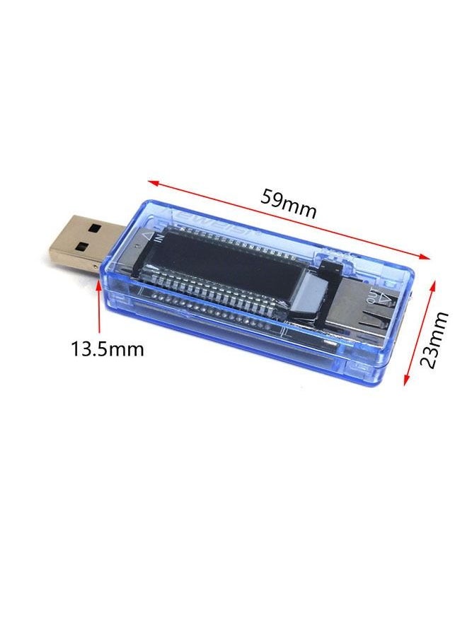 USB Charger Current Voltage Meter Tester, Power Meter Detector, Battery Capacity Tester, for Test Charging Power, Voltage and Current, and Power Bank Capacity, etc.