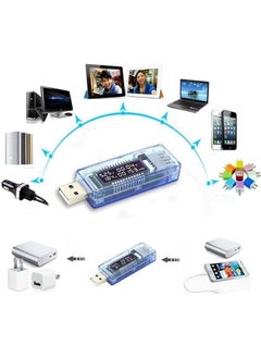 كويسي جهاز اختبار مقياس الجهد الحالي لشاحن USB ، كاشف عداد الطاقة ، جهاز اختبار سعة البطارية ، لاختبار قوة الشحن ، والجهد والتيار ، وقدرة بنك الطاقة ، إلخ.  - Image 4