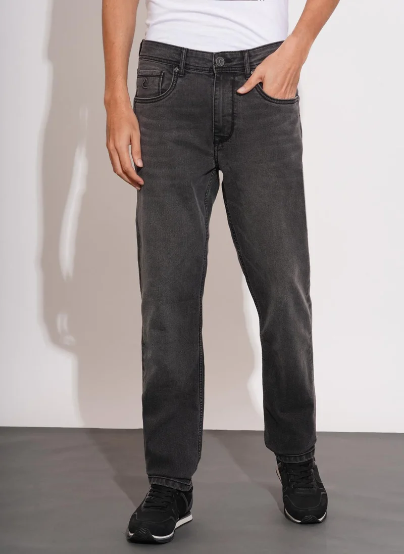Being Human Men Regular Fit Mid-Rise Light Fade Jeans