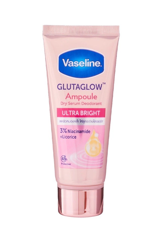 Vaseline Gluta Glow Ampoule Serum Deodorant Bright & Renew -on 45 ml. - Image 3