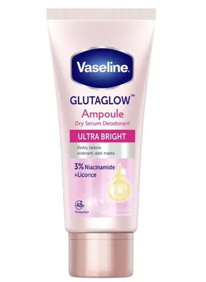 Vaseline Gluta Glow Ampoule Serum Deodorant Bright & Renew -on 45 ml. - Image 1