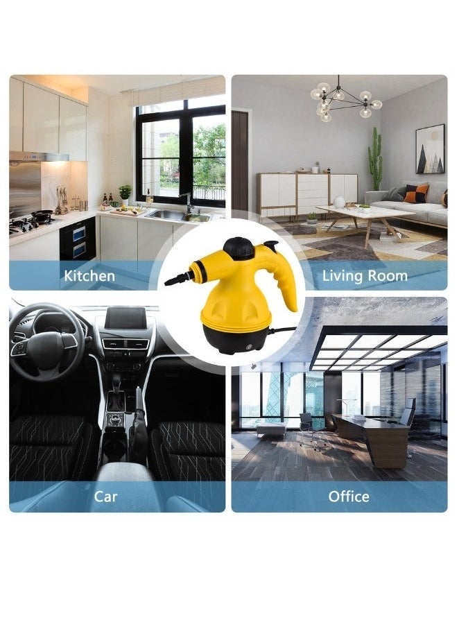 Denx Handheld Steam Cleaner With 9 Accessories Suitable For Kitchen Sofa Bathroom Window - Image 3