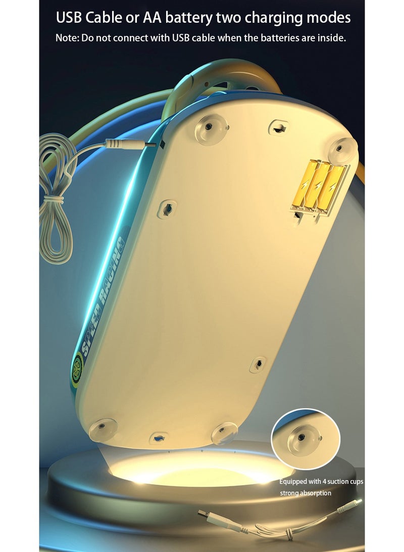 Steering Wheel Game Toys for Kids Simulated Driving Racing Car Game with Musical Interactive Educational Learning Racing Desktop Game Sensory Toy for Young Children (Spaceship) - Image 5