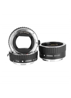 Meike Voking VK-C-ET2 13mm 21mm 31mm Auto Focus Macro Extension Tube Set Compatible with SLR Cameras (Black)  - Image 4