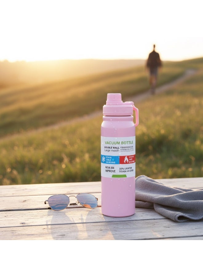 990 ML Stainless Steel Insulated Water Bottle Secure Lid - Image 3