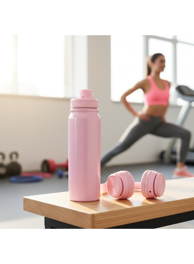 990 ML Stainless Steel Insulated Water Bottle Secure Lid - Image 2